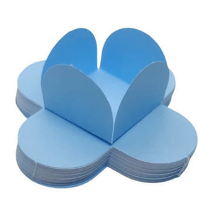 Forminha 4 Pétalas Média Nctoys C/50 (média) - AZUL CLARO