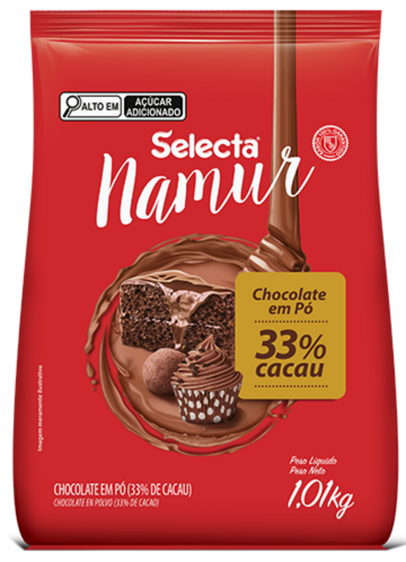 Chocolate Em Pó Selecta Namur 33% 1,01kg