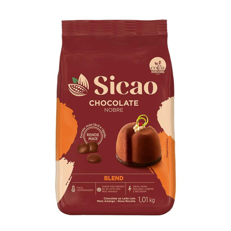 Chocolate Nobre Gotas 1kg Blend - Sicao