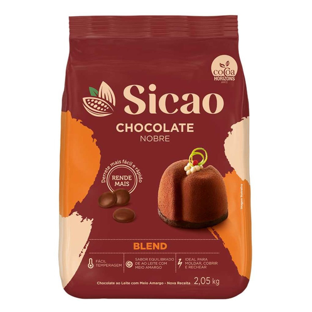 Chocolate Nobre Gotas 2kg Blend - Sicao