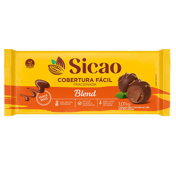 Cobertura Sicao fácil confeiteiro Blend 1,01 kg