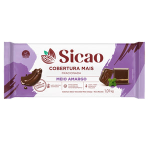 Cobertura Sicao mais meio amargo 1,01kg