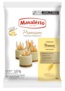 Cobertura Fracionada Premium Mavalério em Gotas 1,01Kg Branco
