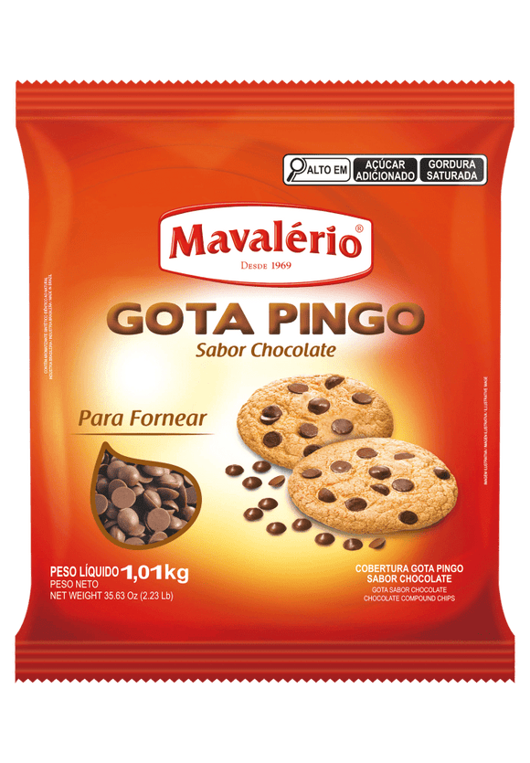 Gota Pingo Sabor Chocolate 1,01kg Mavalério