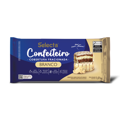 Cobertura Confeiteiro selecta 1,01 - Branco