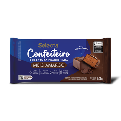 Cobertura Confeiteiro selecta 1,01 - Meio Amargo