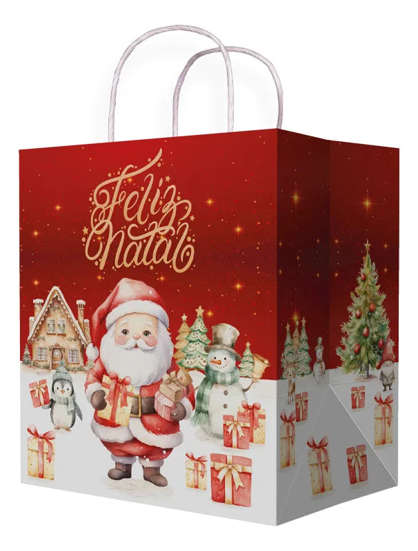 Sacola Natal Encantado 24x17x26cm Unidade