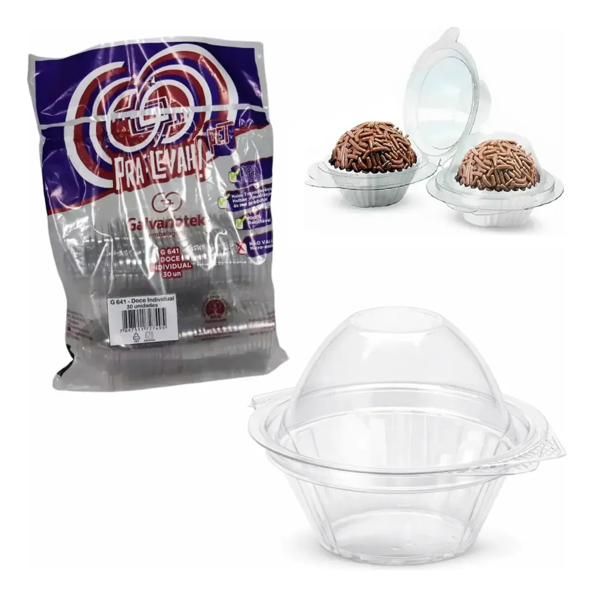 Pote Embalagem Brigadeiro Gourmet G641 - Galvanotek