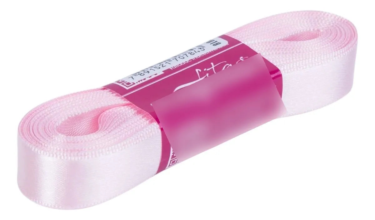 Fita de cetim 10m x 15mm  Progresso - Rosa bb 310