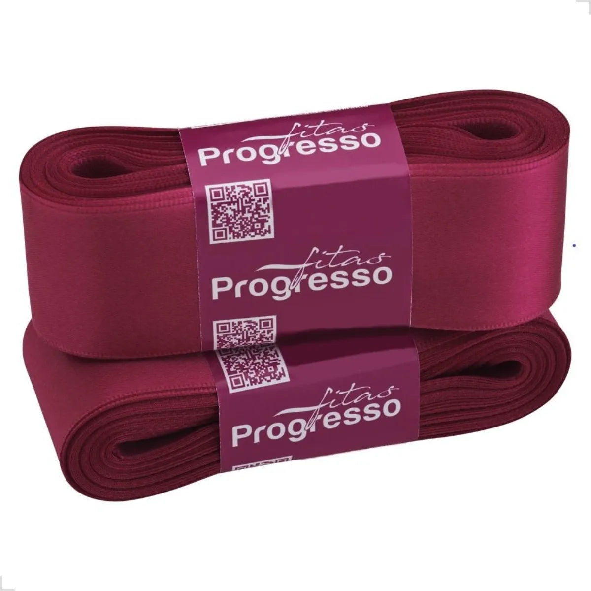 Fita de cetim 10m x 38mm Progresso - Pink 303