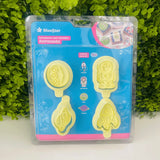 Kit Cortadores com Carimbo Astronauta 5cm - BlueStar