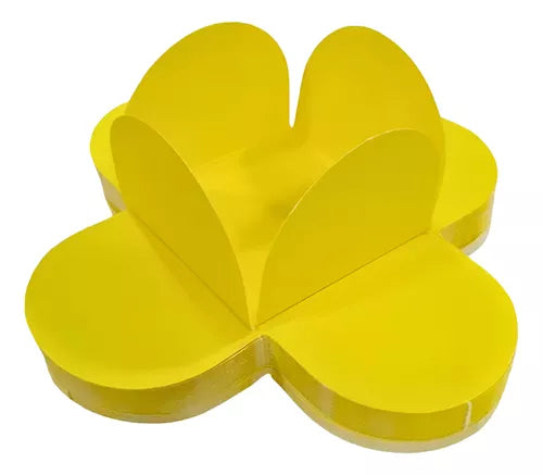 Forminha Luxo P Tema Festas C/ 50 Unid - AMARELO