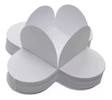 Forminha 4 Pétalas Nctoys Branco c/100 (média)