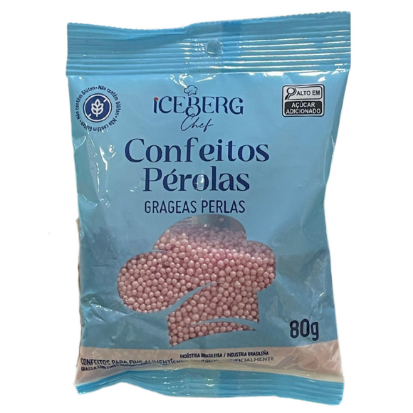 CONFEITO ICEBERG 80g - ROSA UNID