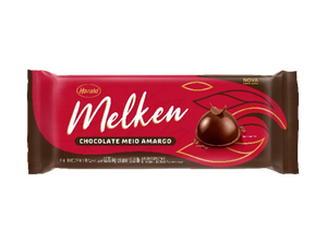 Chocolate Meio Amargo em Barra 1,01kg - Melken Harald