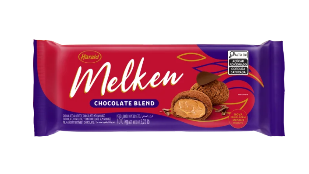 Chocolate Blend em Barra 1,01kg - Melken Harald