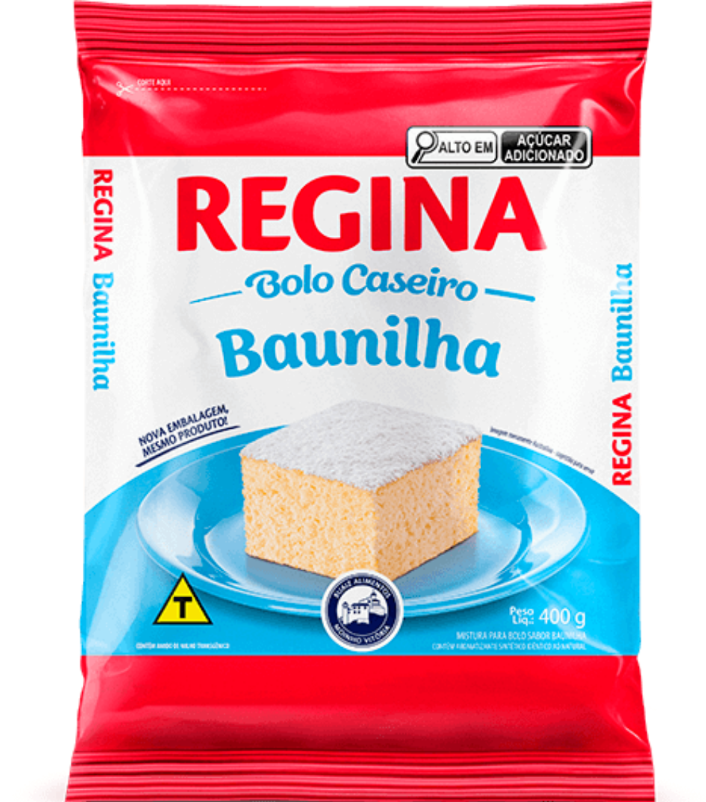 Massa para Bolo Regina 400g - Baunilha