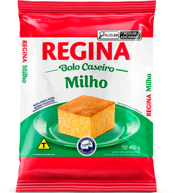 Massa de Bolo Regina 400g - Milho