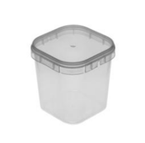 Pote Quadrado C/ Tampa e Lacre 220ml C/ 10 - Plastilânia