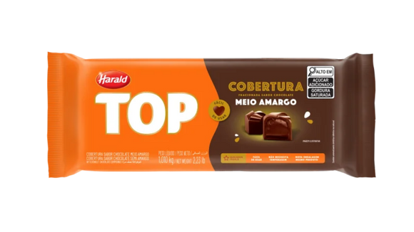 COBERTURA FRACIONADA TOP HARALD 1,010Kg MEIO AMARGO