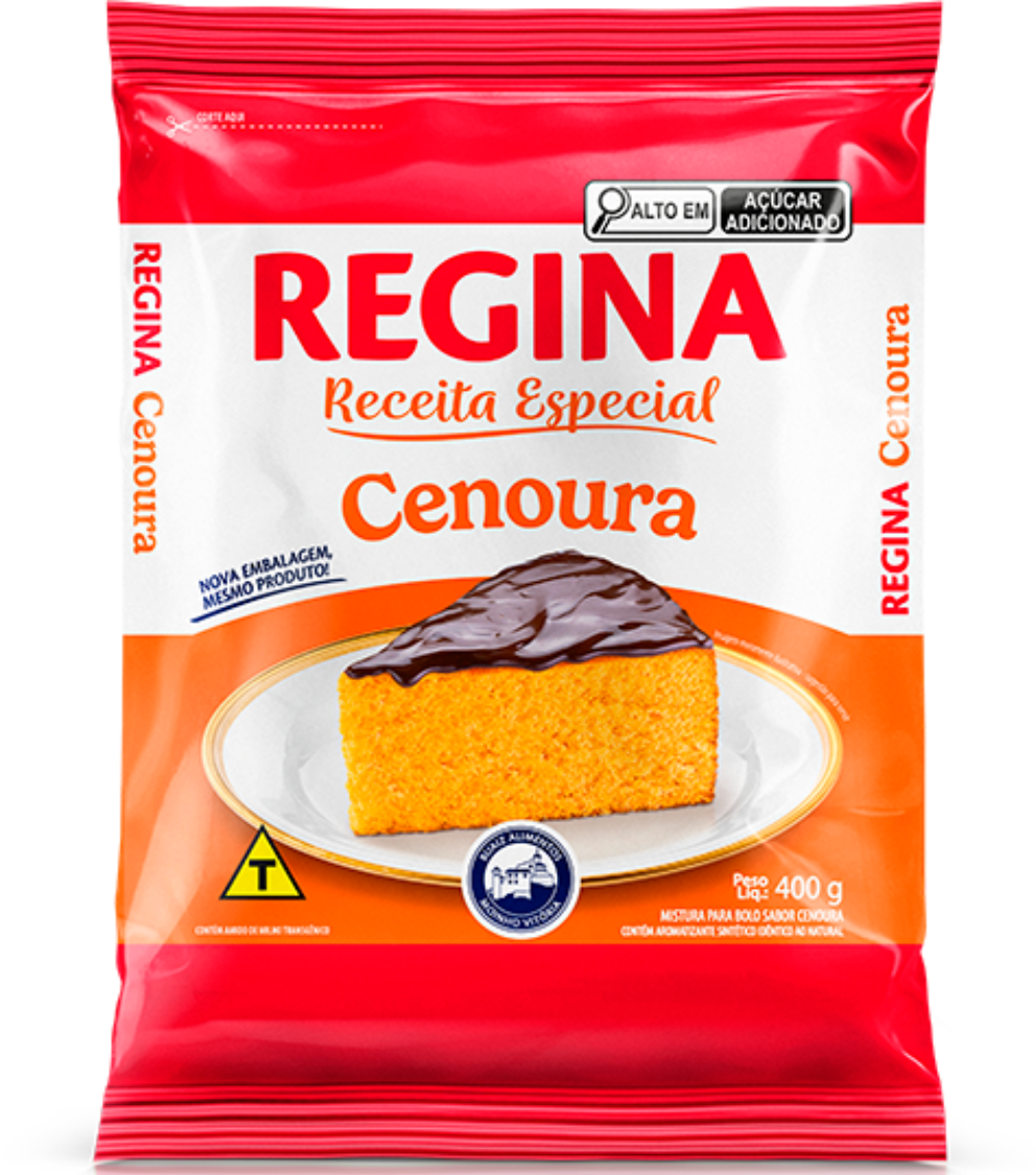 Massa para Bolo Regina 400g - Cenoura