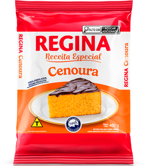 Massa para Bolo Regina 400g - Cenoura