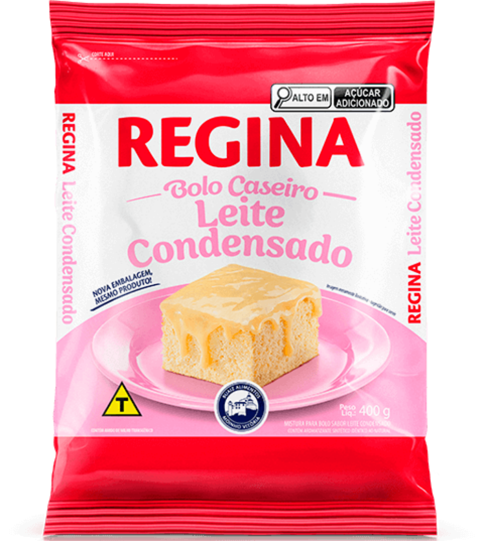 Massa para Bolo Regina 400g- Leite Condensado