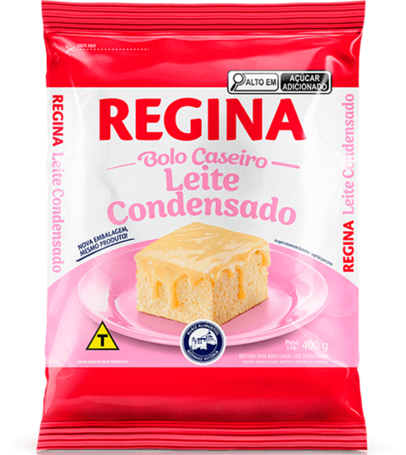 Massa para Bolo Regina 400g- Leite Condensado