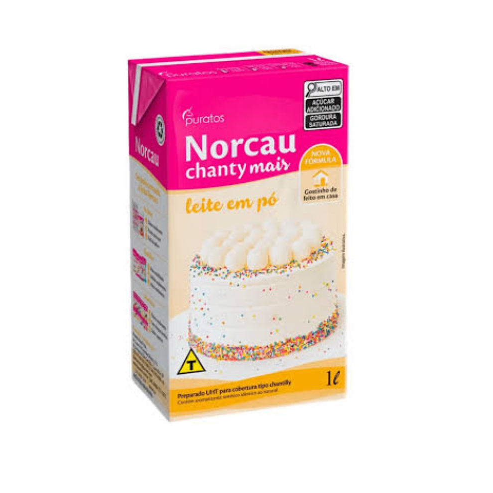 Chantilly Norcau Chanty Mais Leite Em Pó 1l PURATOS