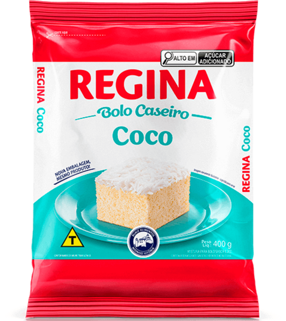 Massa para Bolo Regina 400g - Coco