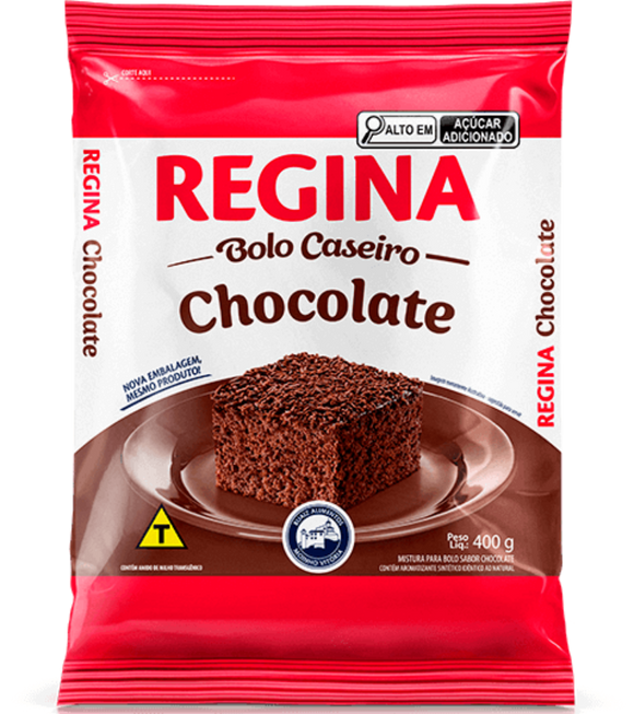 Massa para Bolo Regina 400g - Chocolate