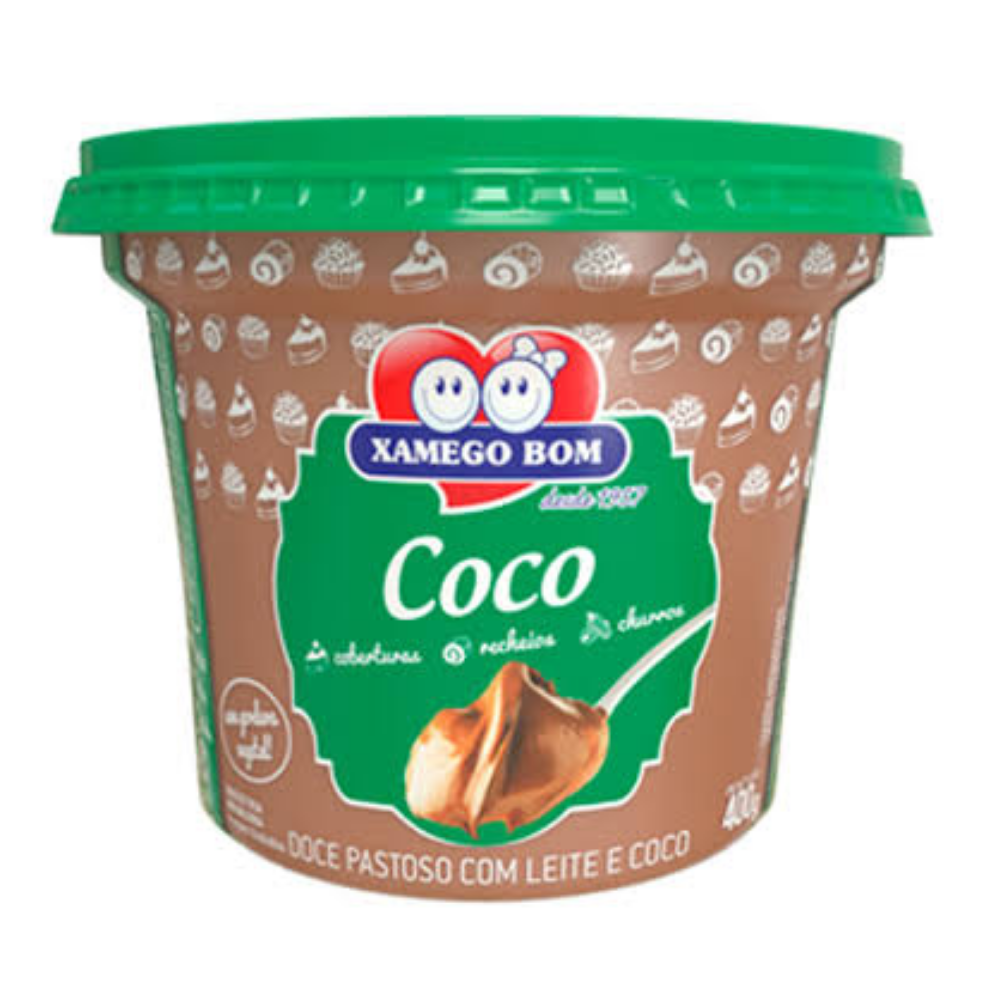 DOCE DE LEITE C/COCO XAMEGO BOM400G UNID