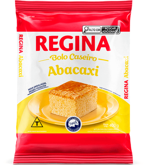 Massa para Bolo Regina 400g - Abacaxi