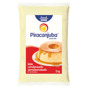 LEITE CONDENSADO SEMIDESNATADO 5kg - PIRACANJUBA
