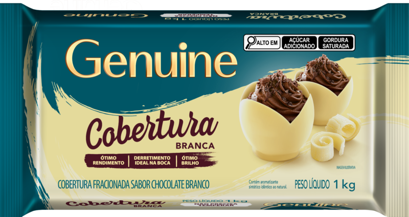 Cobertura Branca 1kg - Genuine