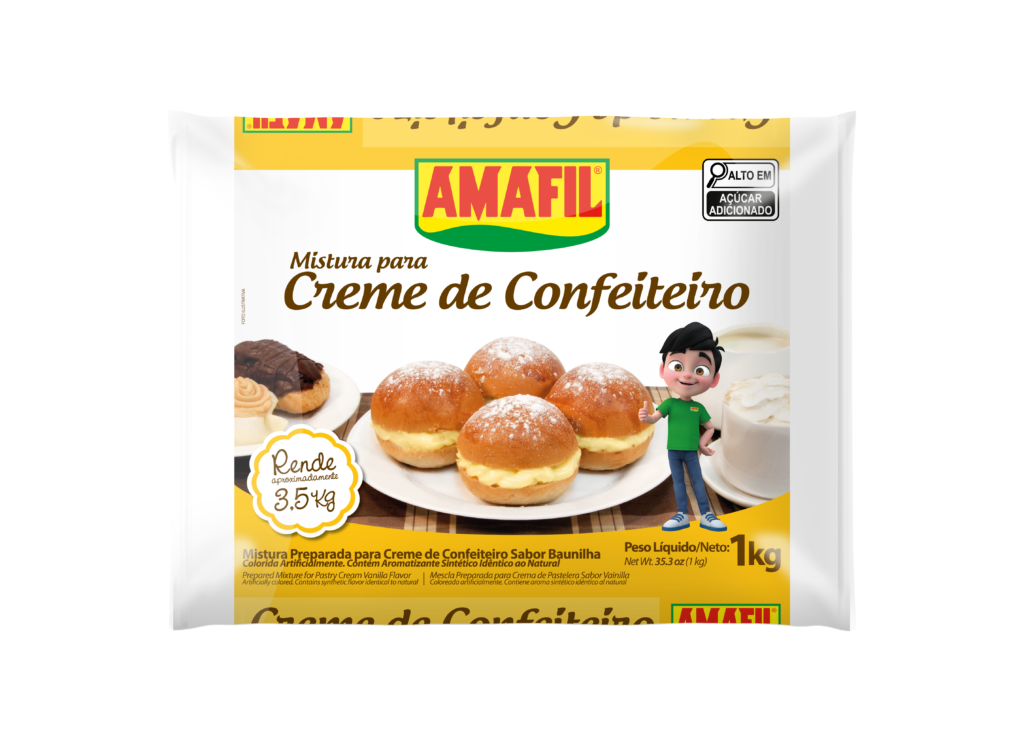 Creme de confeiteiro 1Kg - Amafil