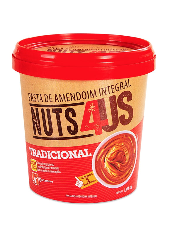 Pasta de Amendoim Nuts 4us 1,01kg