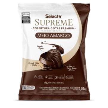 Selecta cobertura Supreme Meio Amargo 1kg