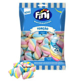 Marshmallow Fini Torção Colorido sabor Baunilha 250g