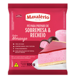 Pó Para Sobremesa Morango 100g - Mavalério