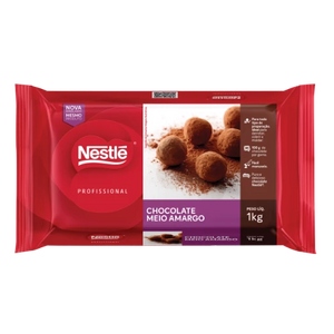 Chocolate Nestlé 1kg Meio Amargo