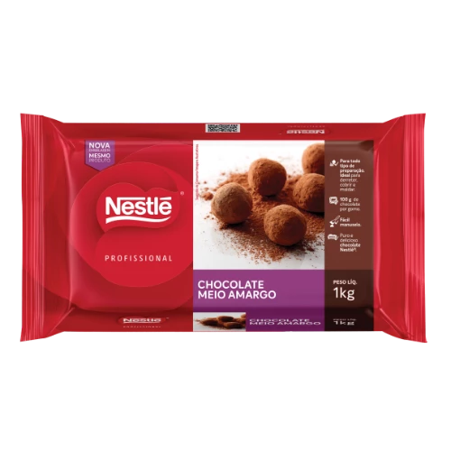 Chocolate Nestlé 1kg Meio Amargo
