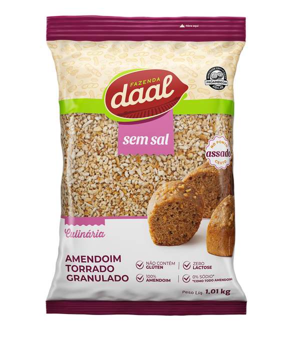 Amendoim Granulado e Torrado 1,01Kg - Daal