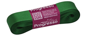 Fita de cetim 10m x 22mm Progresso - Verde Bandeira