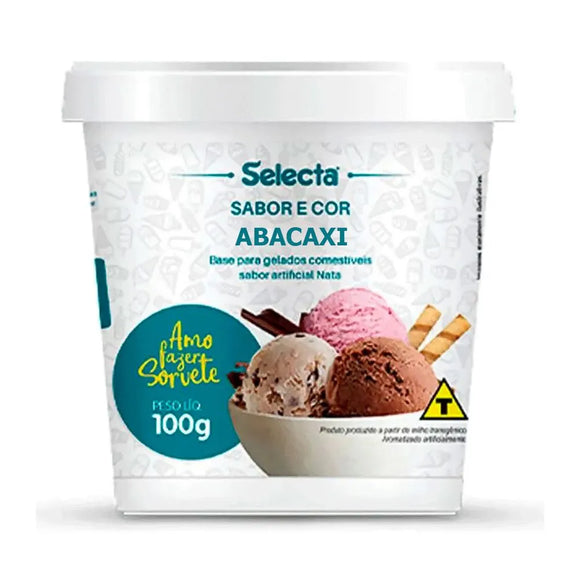 Sabores Para Base De Sorvete Duas Rodas 100G - ABACAXI