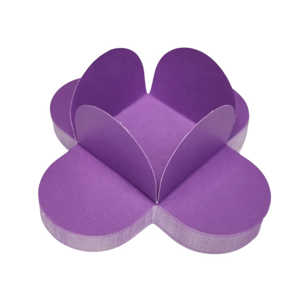 Forminha 4 Pétalas Média Nctoys C/50 (média) - ROXO