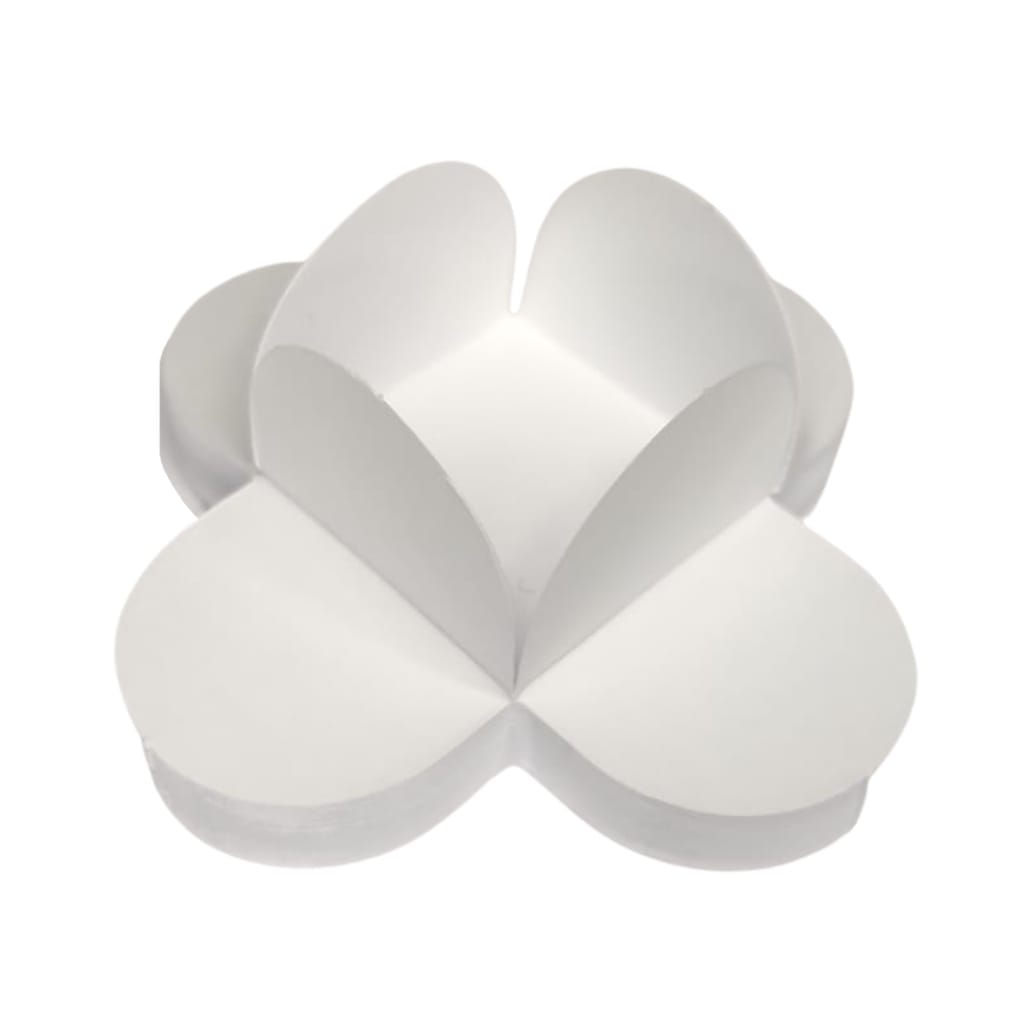 Forminha 4 Pétalas Média Nctoys C/50 (média) - BRANCO