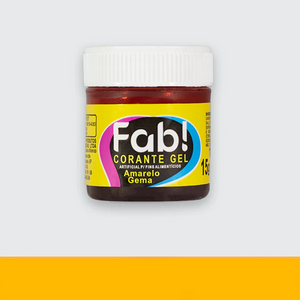 Corante em Gel Fab 15g - Amarelo Gema