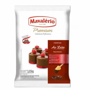 Cobertura Fracionada Premium Mavalério em Gotas 1,01Kg Ao Leite