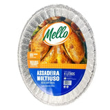 Assadeira De Alumínio Retangular 4L -  Mello